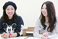 渡辺 汐美さん 平野 百花さん(日比野ゼミ/2年)
