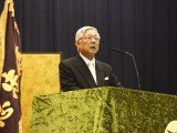 名古屋経済大学　平成24年度入学式　佐々木新学長