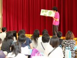 市邨幼稚園でレクリエーションや手遊び、絵本の読み聞かせ