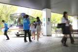 7月20日オープンキャンパス　バス停