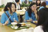 在校生とランチ