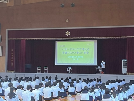 犬山高等学校での防災・減災に関する出張講座！