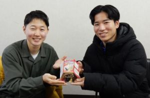 魚錠＆管理栄養学科のコラボ恵方巻が今年も販売されました！